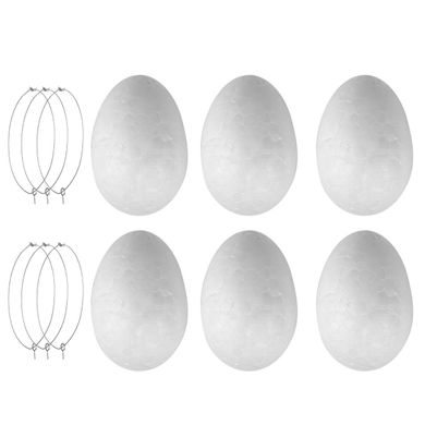 Пенопластовые заготовки SANTI Яйцо 6 штук 4 см