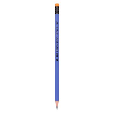 Олівець чорнографітний YES Erudite трикутний з ластиком