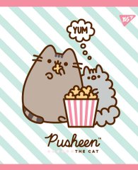 Тетрадь для записей А5/12 лин. YES "Pusheen. Sweet cat" УФ-выб.+глиттер+софт-тач