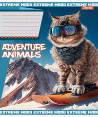 А5/18 лин. 1В Adventure animals, тетрадь учен.