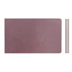 Еженедельник 10х15см дата Leo Planner датированный 2025 Monaco дымчато розовый 128 стр