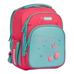 Рюкзак шкільний 1Вересня S-106 "Bunny", рожевий/бірюзовий