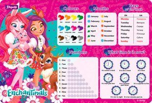 Подложка для стола 1Вересня детская "Enchantimals" (англ)