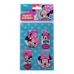 Закладки магнитные YES "Minnie Mouse", 4 шт