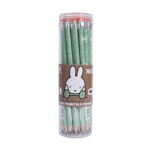 Карандаш чернографитный Yes Miffy круглый c ластиком