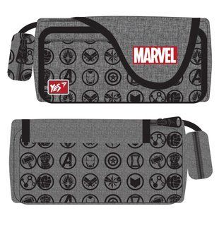 Пенал м`який YES PH-3-2 "Marvel.Avengers", сірий