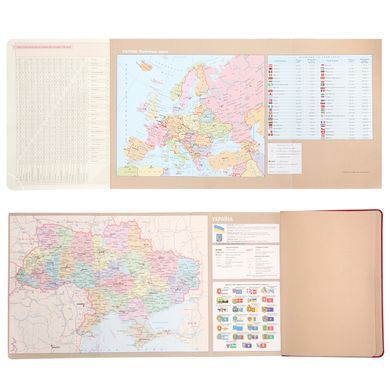 Ежедневник А5 Leo Planner датированный 2026 "Aldento", интегральный, красный, 368 страниц