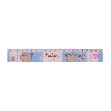 Линейка Yes 20 см Pusheen