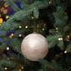Новогодний шар Novogod'ko, стекло, 10 см, белый, матовый, мрамор 2 из 3