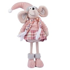 Новогодняя мягкая игрушка Novogod'ko Мышонок Девочка в розовом, 59см