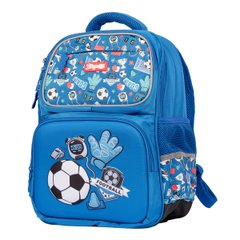 Рюкзак шкільний 1Вересня S-105 "Football", синій