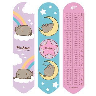 Закладинка 2D Yes Pusheen rainbow