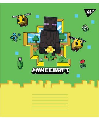 Тетрадь ученическая школьная Yes Minecraft Spring А5 24 листов клетка