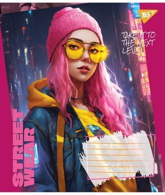 Тетрадь школьная Yes Street wear 24 листов линия