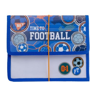 Папка для зошитів YES пласт. на резинці В5 "Football"