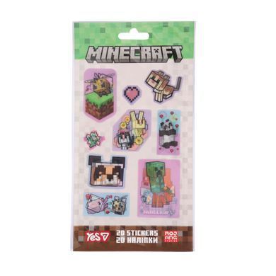 Набор наклеек 2D Yes Minecraft Spring