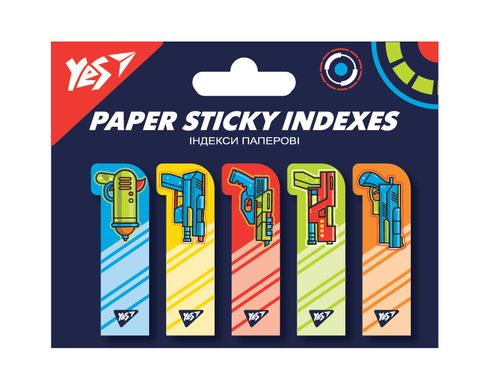 Индексы бумажные YES Blaster 50x15мм, 100шт (5x20)
