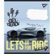 Зошит для записів Yes Lets go for ride 48 аркушів лінія 3 з 5