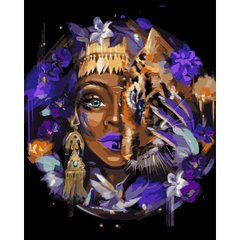 Картина по номерам SANTI Африканская красота метал. краски ©maryzueva_art 40*50 см