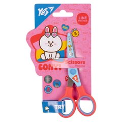 Ножницы YES Line friends 13см с принтом на лезвии