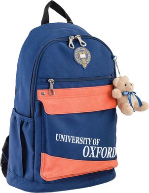 Рюкзак подростковый YES OX 288, синий, 30.5*46.5*17