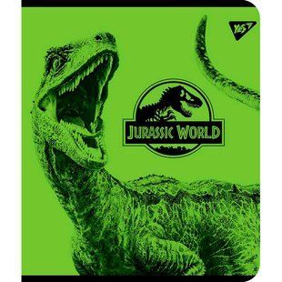 Тетрадь для записей А5/48 лин. YES "Jurassic world" Иридиум+гибрид.выб.лак