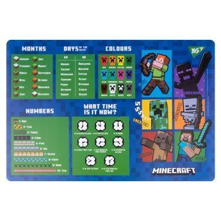 Подложка для стола YES 43x29 см Minecraft