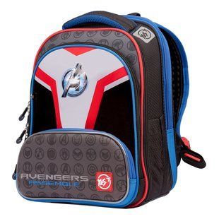 Рюкзак YES S-30 JUNO ULTRA Premium "Marvel.Avengers", серый/черный