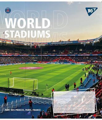 Зошит для записів Yes World stadium 60 аркушів клітинка