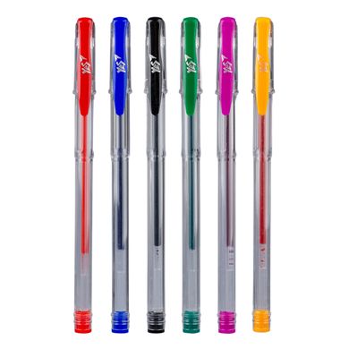 Ручки гелевые YES "Classic", набор 6 шт.
