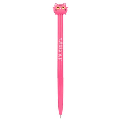 Ручка YES шарико-масляна “Sweety Kitty”, 0,7 мм, синя
