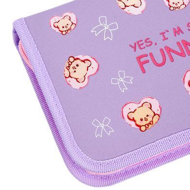 Пенал твердий Yes одинарний з клапаном Bear Rules HP-03