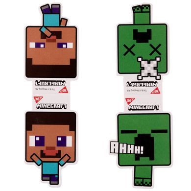 Закладки магнітні Yes Minecraft Creeper, 2шт