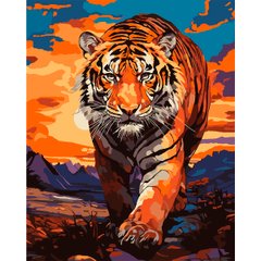 Картина за номерами SANTI Тигр 40х50