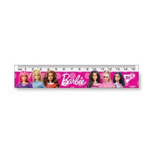 Линейка YES 15 см Barbie