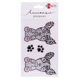 Аппликация SANTI из страз самоклеющихся Puppies 9,5х15,5 см