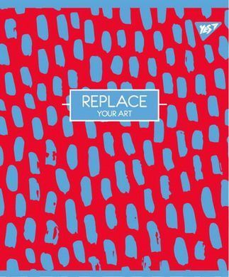 Зошит для записів А5/96 лін. YES "REPLACE" мат. ВДЛ+пантон+ембосінг