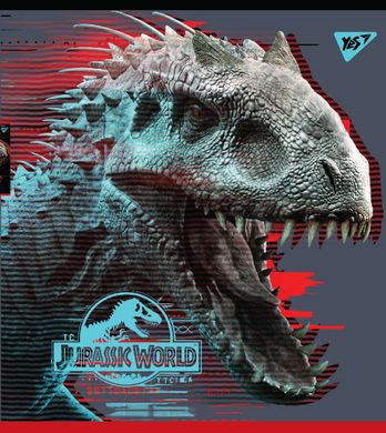 Тетрадь для записей А5/48 лин. YES "Jurassic world. Science gone wrong" Иридиум+гибрид.выб