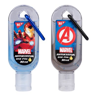 Гель антисептичний YES для рук з карабіном "Marvel.Avengers", 30 мл.