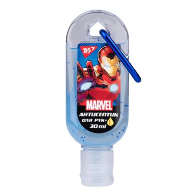 Гель антисептичний YES для рук з карабіном "Marvel.Avengers", 30 мл.