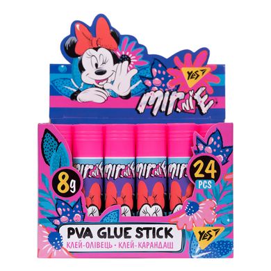 Клей-олівець YES, 8г, PVA "Minnie Mouse"