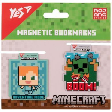 Закладки магнітні Yes Minecraft friends, 2шт