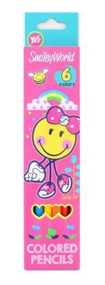 Олівці 6 кол. "Smiley World"(pink)