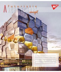 Тетрадь школьная Yes Futuristic architecture 24 листов клетка