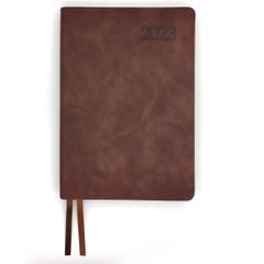Ежедневник А5 Leo Planner датированный 2023 "Case" коричневый