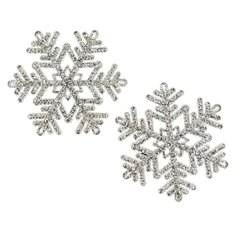 Снежинки декоративные Novogod'ko, 12 см, 2 шт/уп, пластик