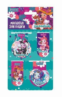 Закладки магнітні 1Вересня "Enchantimals"