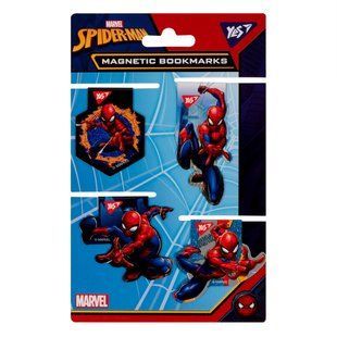 Закладки магнитные YES &laquo;Marvel&raquo;, высечка, 4шт