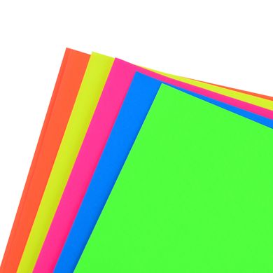 Набір кольорового паперу неонового А4 (10 арк)