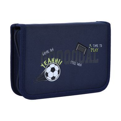 Пенал твердий Yes одинарний з клапаном Football HP-03